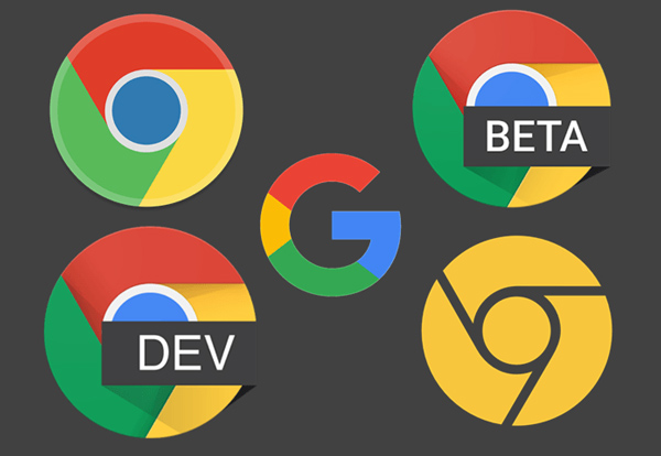 Google Chrome có tới 4 phiên bản trình duyệt