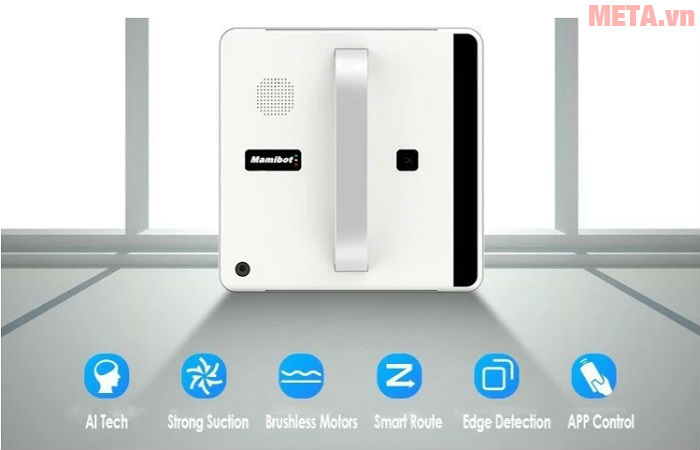  Robot lau kính Mamibot W120 có thiết kế nhỏ gọn.