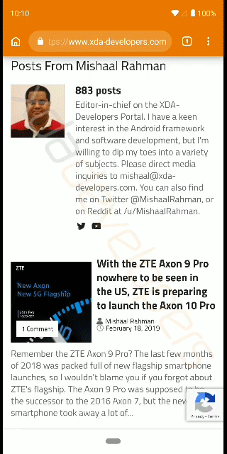 Cử chỉ mới thay thế nút back trên Android Q