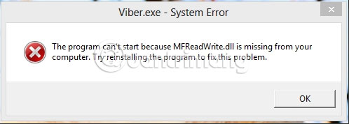Sửa lỗi thiếu MFReadWrite.DLL và MFPlat.dll Windows 88.1N