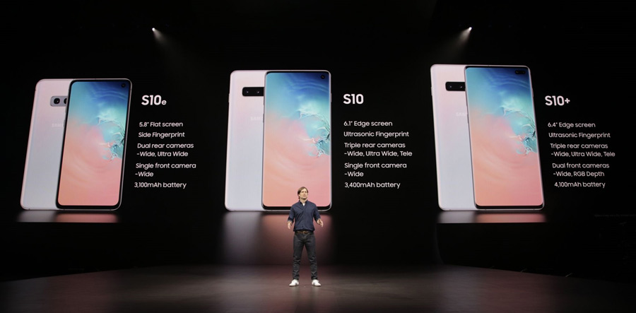 Cấu hình bộ ba Galaxy S10