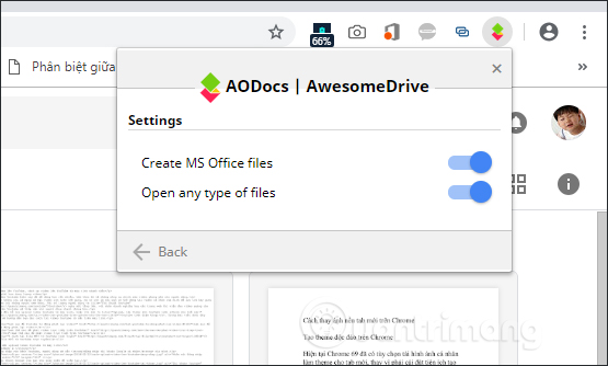 Cách sửa tài liệu trên Google Drive bằng Microsoft Office