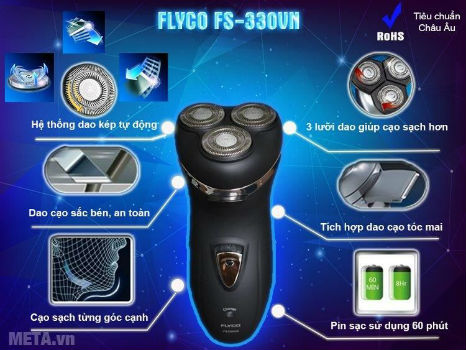 Máy cạo râu Flyco FS-330VN