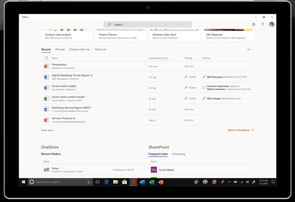 Ứng dụng Office mới 2