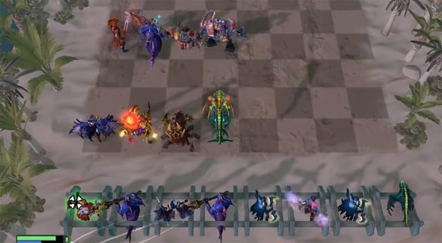 Đội hình đường thẳng Dota Auto Chess 2