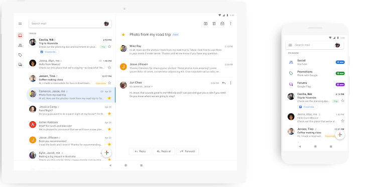 Giao diện gmail mới 