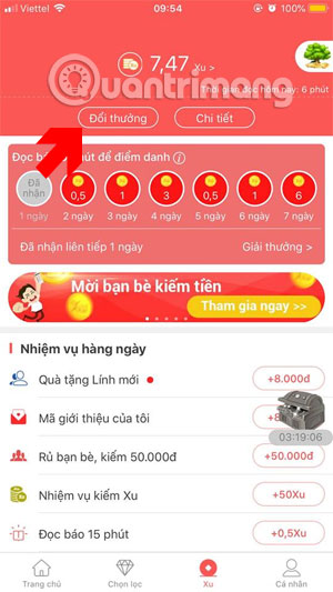 Đổi thưởng VN Ngày Nay