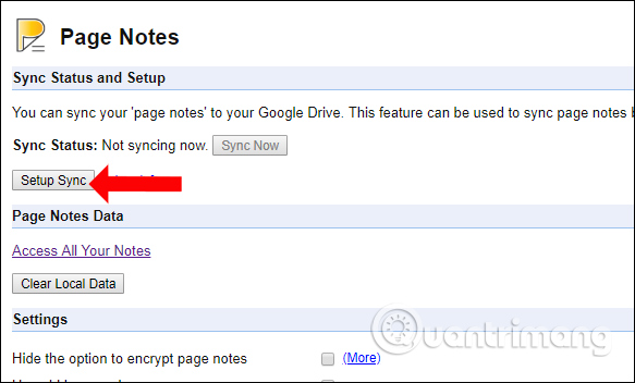 Cách tạo ghi chú đồng bộ trên Google Drive