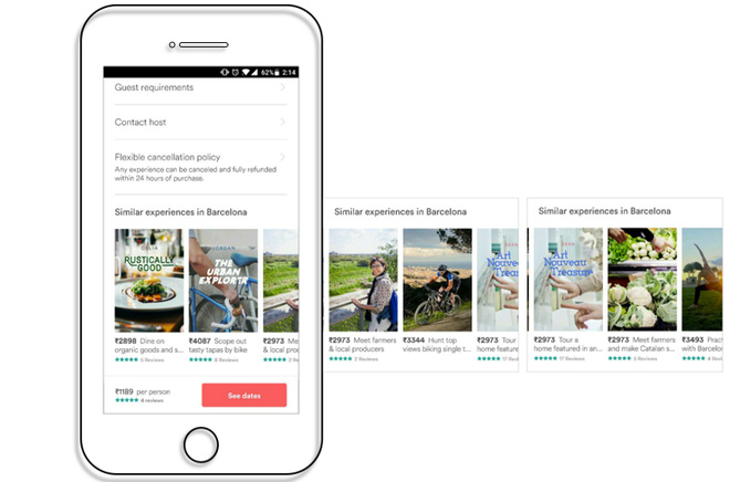 Cuộn ngang trên các thiết bị có định dạng dọc
