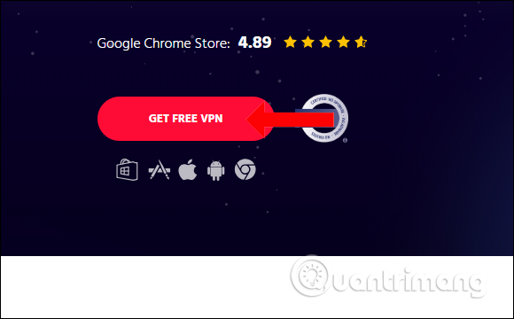 Cách dùng iNinja Proxy VPN kết nối dung lượng không giới hạn