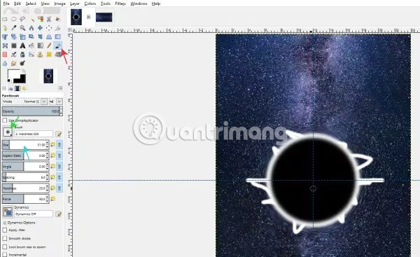 Chọn công cụ Bucket Fill