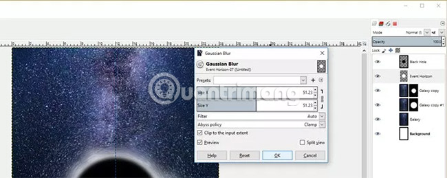 Chọn công cụ Paint Brush