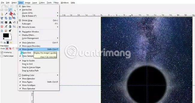 Chọn “Align center of target”