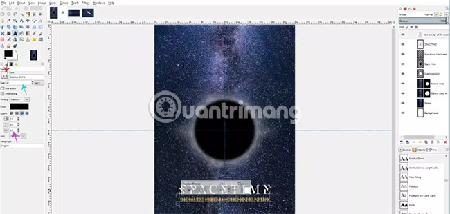 Thêm phần văn bản phụ đề