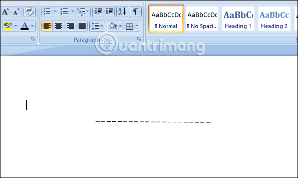 Cách vẽ nét đứt trong Word - Ảnh minh hoạ 4