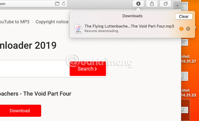 Kiểm tra các quá trình tải xuống bị tạm dừng