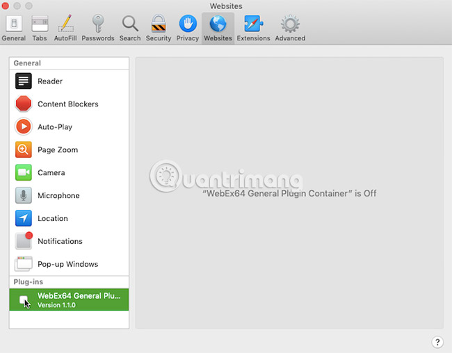 Vô hiệu hóa các plugin