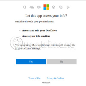 Đăng nhập OneDrive