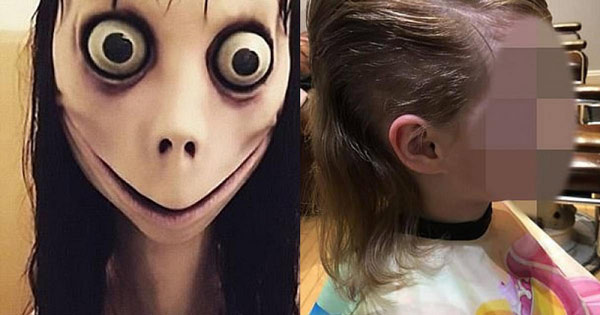 Một bé gái 5 tuổi đã nhận được thử thách và đã thử tự cắt tóc mình