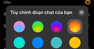 Đã có thể đổi màu gradient khung chat trong ứng dụng Facebook Messenger trên tất cả các thiết bị