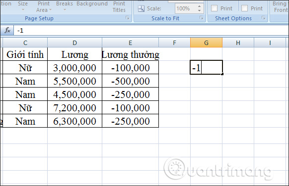 Cách chuyển số âm sang số dương Excel - Ảnh minh hoạ 2