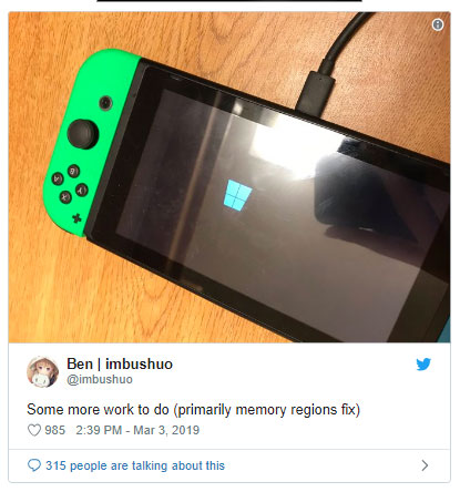 Mặc dù phần cứng của Bingxing Wang có thể khởi động Windows 10, nhưng cuối cùng nó vẫn gặp sự cố