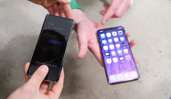 Công cụ nhận diện vân tay trên S10+ bị trục trặc