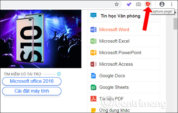 Chụp ảnh màn hình
