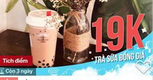 Săn trà sữa 19K với ứng dụng Sen Point