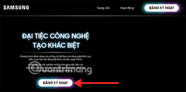 Trang chủ Đại tiệc công nghệ Samsung