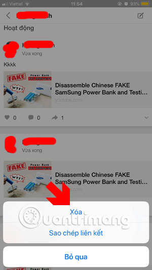 Xem trang cá nhân trên Mocha