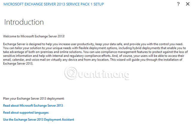 Trang Introduction sau sẽ xuất hiện