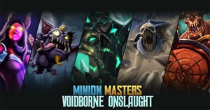 Mời tải DLC Minion Masters: Voidborne Onslaught, tựa game thu thập thẻ bài giá 165.000đ, đang miễn phí trên Steam