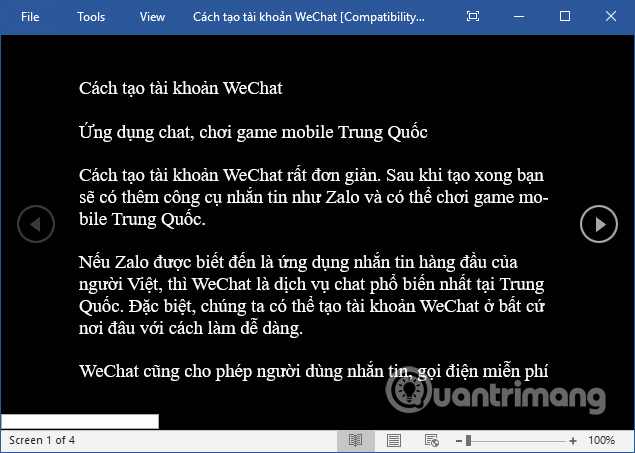 Cách mở văn bản Word nền đen - Ảnh minh hoạ 6