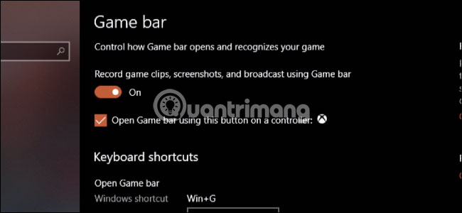 Game Bar