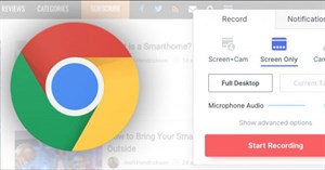 Cách ghi video trên trình duyệt Chrome