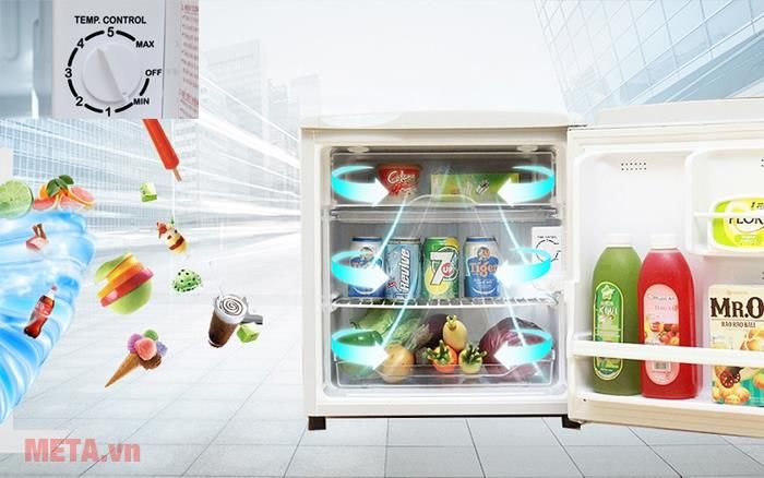 Tủ lạnh mini 50L Aqua AQR-55