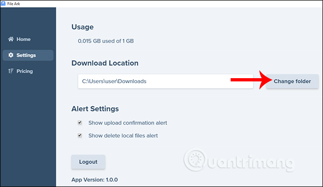 Thiết lập phần mềm