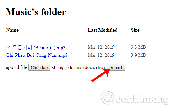 Chuyển dữ liệu
