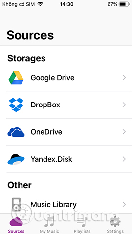 Ứng dụng lưu trữ