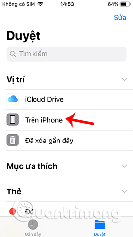 File trên iPhone
