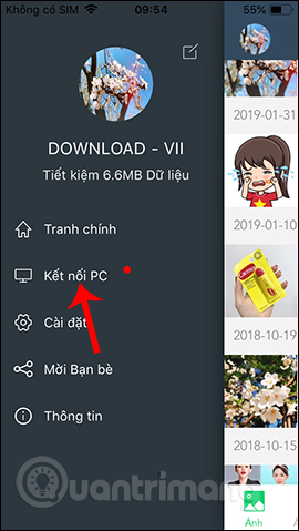 Kết nối với PC