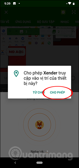 Truy cập vị trí