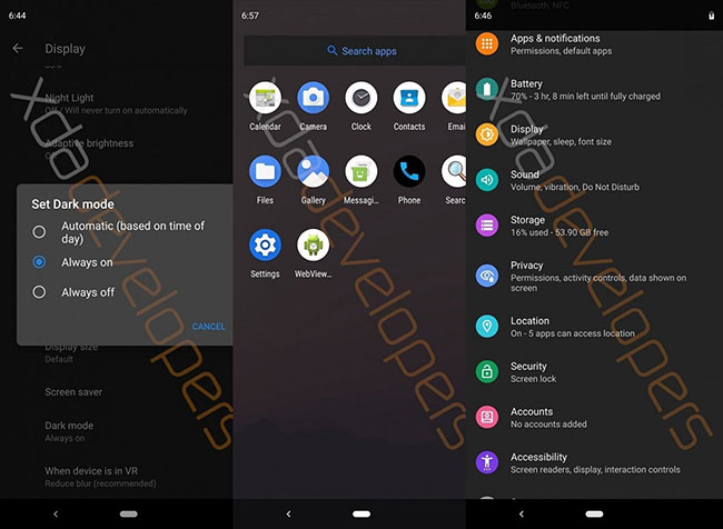 Chế độ Dark Mode