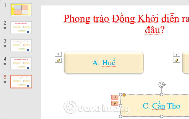 Cách tạo trò chơi đoán hình trên PowerPoint - Ảnh minh hoạ 18