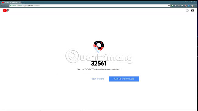 Các gói Youtube TV