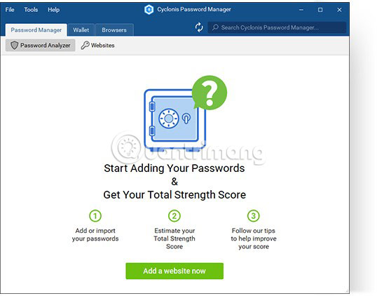 Giới thiệu về Cyclonis Password Manager