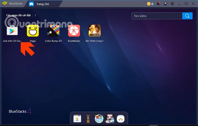Chọn giao diện CH Play
