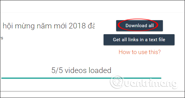 Nhấn Download All