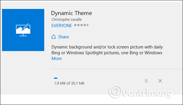 Dung lượng ứng dụng